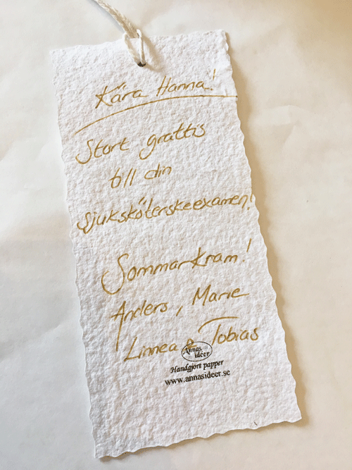 Presentinslagning skicka fina paket
